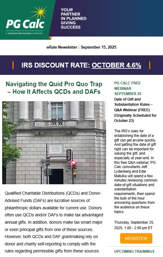 PG Calc eRate Newsletter Oct2025