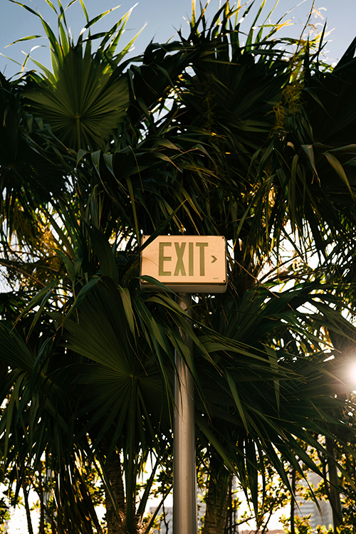 Exit sign image by jack dixon unsplash