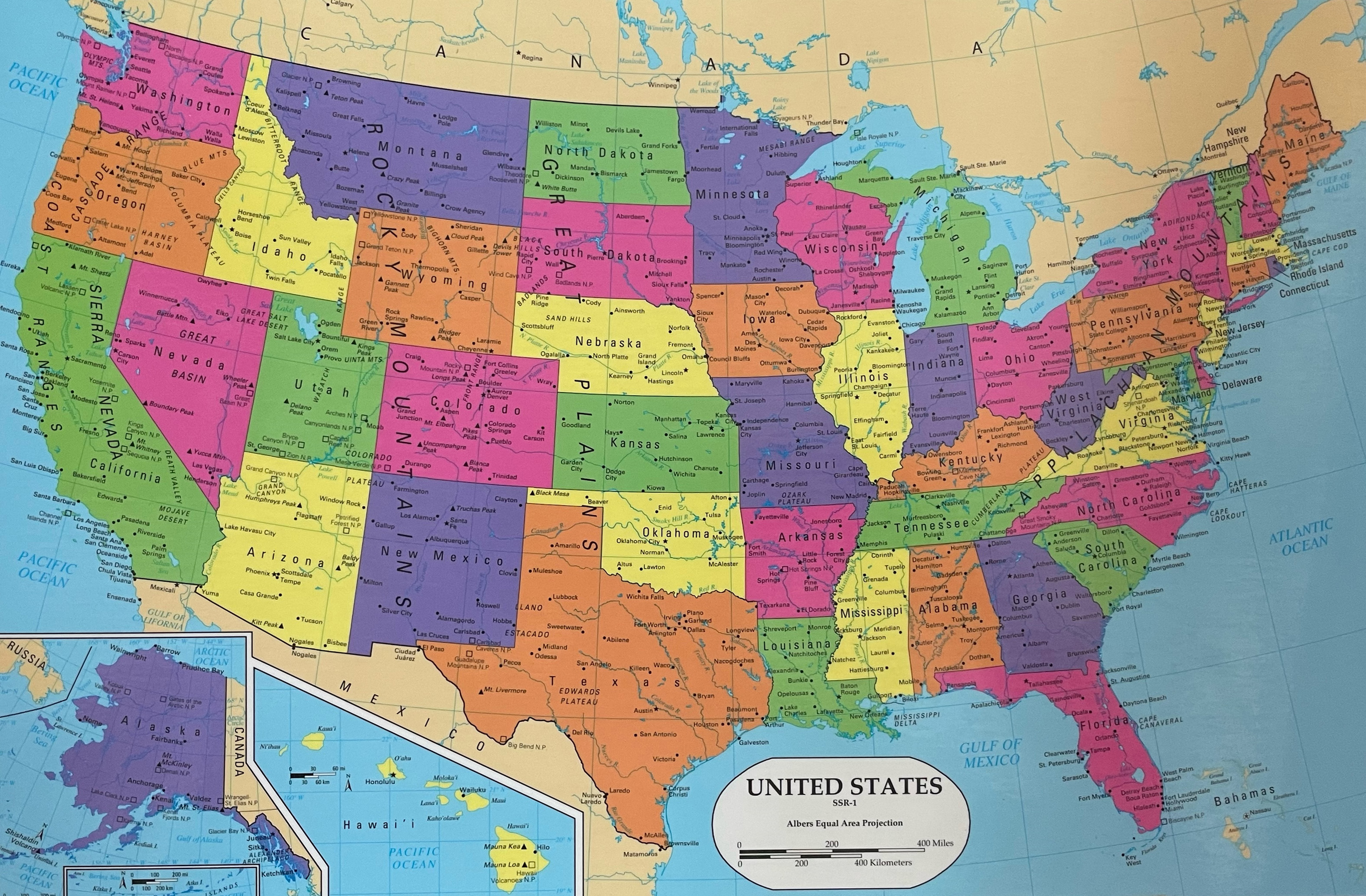map of the United States