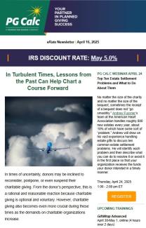 PG Calc eRate newsletter Apr2025