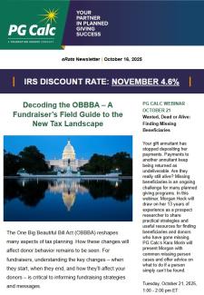 PG Calc eRate newsletter Nov2025