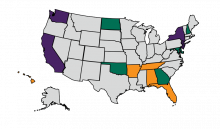 CGA annual filing - complexity by state - map